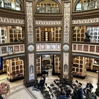 Personalized memorial service and celebration of life ceremony inside the San Francisco Columbarium