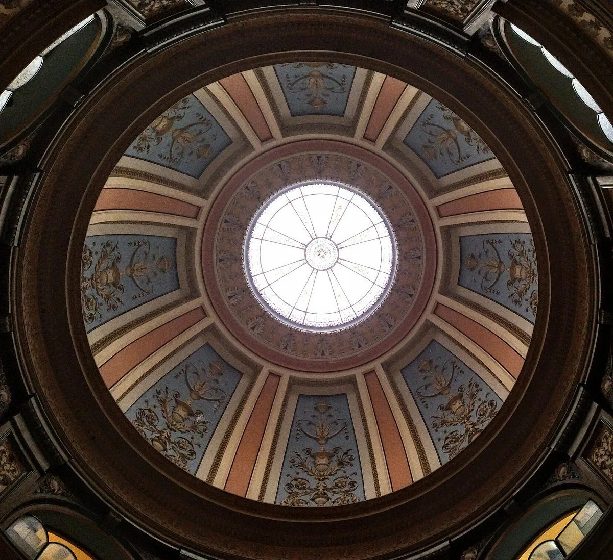Historic columbarium dome interior — ornate architectural details of the San Francisco Columbarium, a landmark since 1898